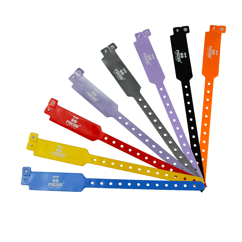 ISO 15693 NXP I CODE SLI Disposable Softer PVC RFID Wristband
