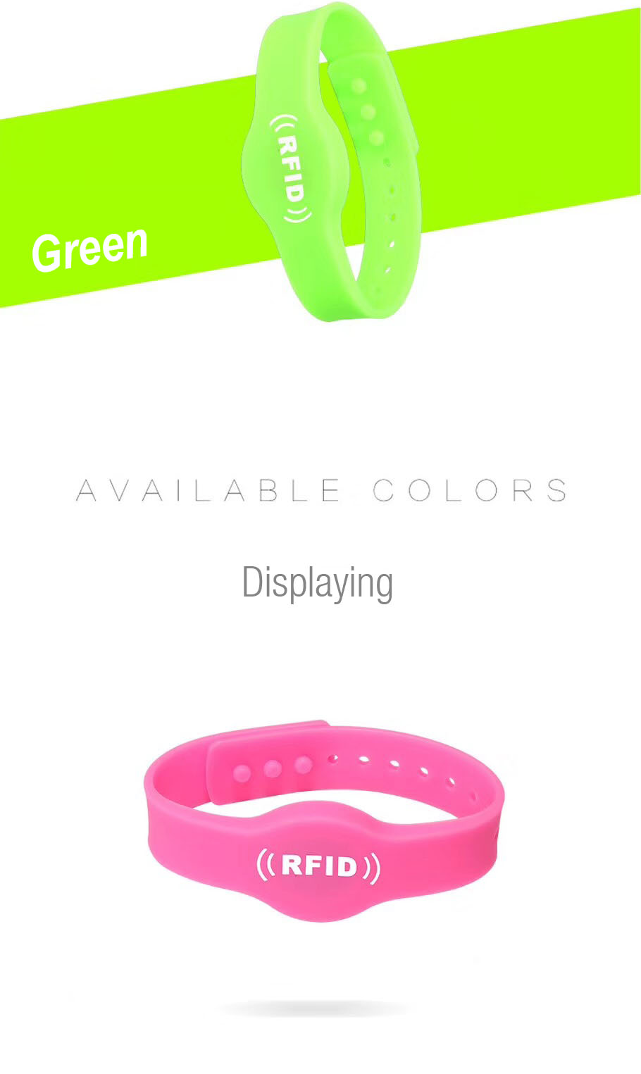 Adjustable Silicone RFID Wristband Factory