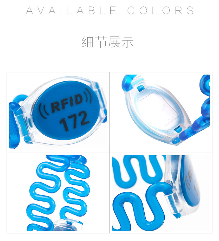 Spa Club Membership RFID Plastic Wristband