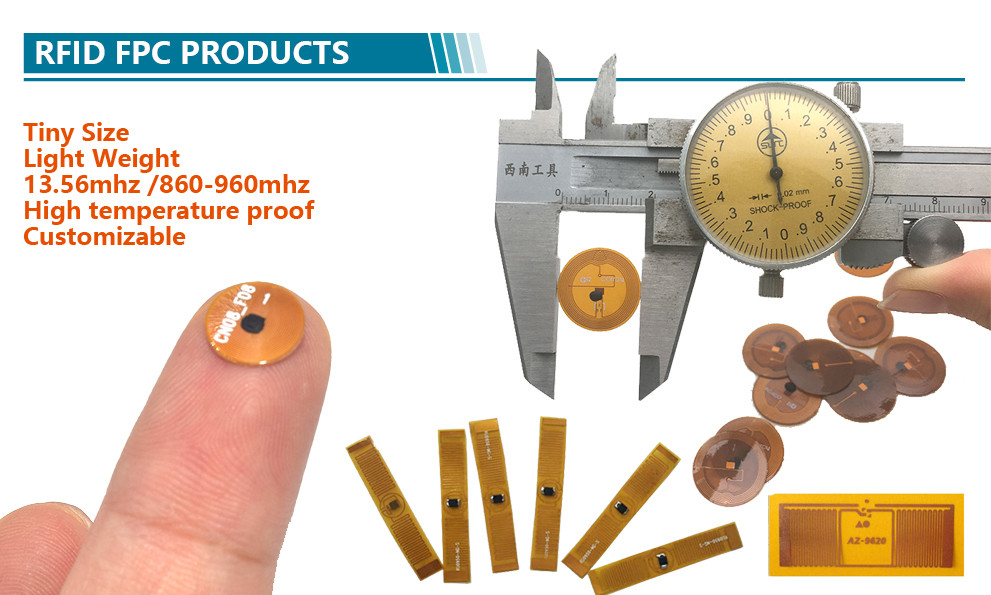 13.56mhz /860-960mhz/ FPC RFID Inlay Products