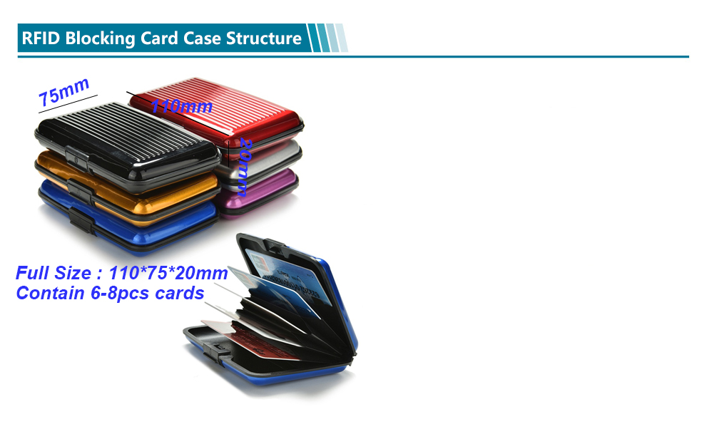 ABS Card Case Bag for Protect 13.56mhz RFID Bank Card