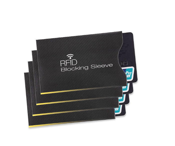Aluminum Foil Paper RFID Blocking Secure Sleeves for ID and Payment Cards