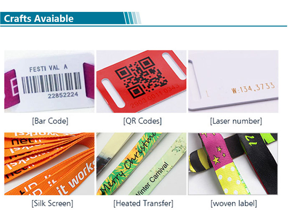 Disposable RFID Woven Wristband NTAG 216 Chip