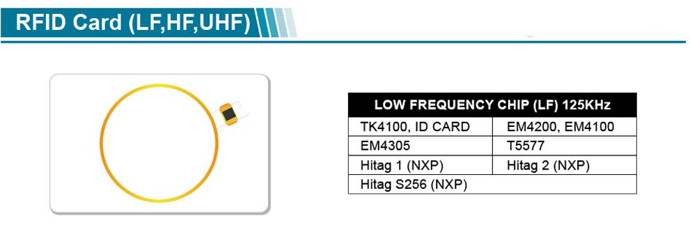 Long Reading Distance 860-960MHz Alien H3 RFID UHF Card