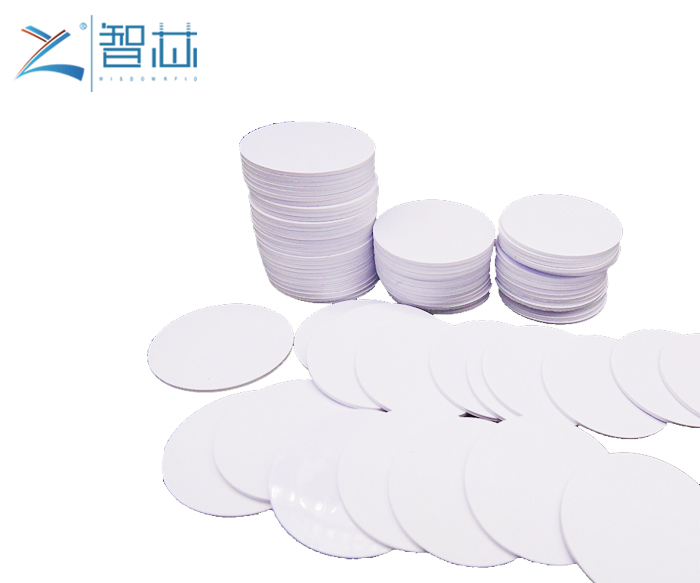 125khz TK4100 Diameter 25mm Round RFID Tag Sticker 