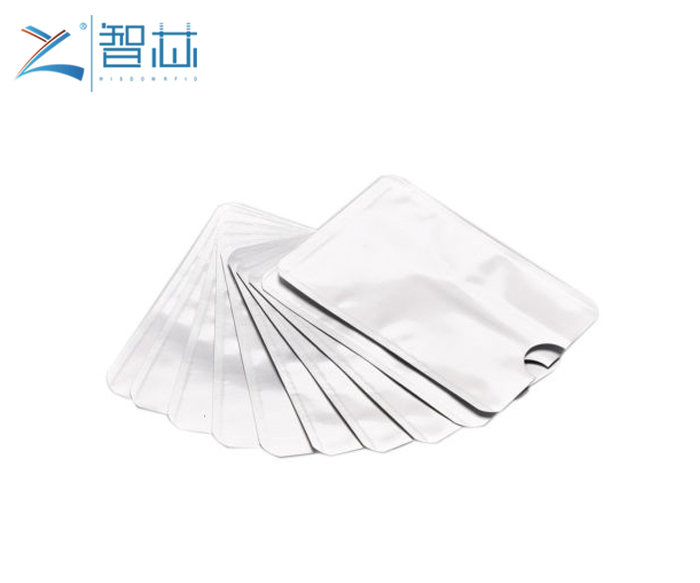 PVC or PE material Card Sleeve for blocking RFID Payment Card