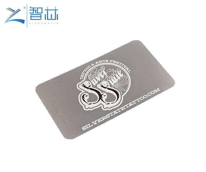 304 Stainless Steel Silver Membership Metal Card