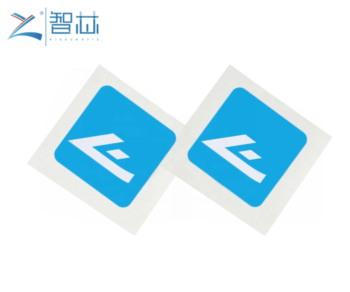 Security DESFire EV1 2K HF 13.56Mhz RFID Sticker Label  Customized Size Passive RFID Stickers