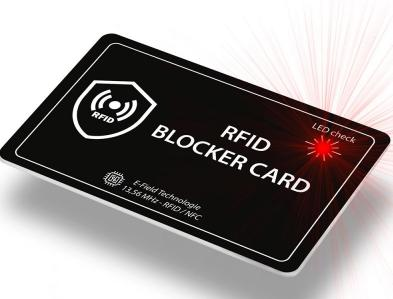 RFID Blocking Card for Bank Card Protection